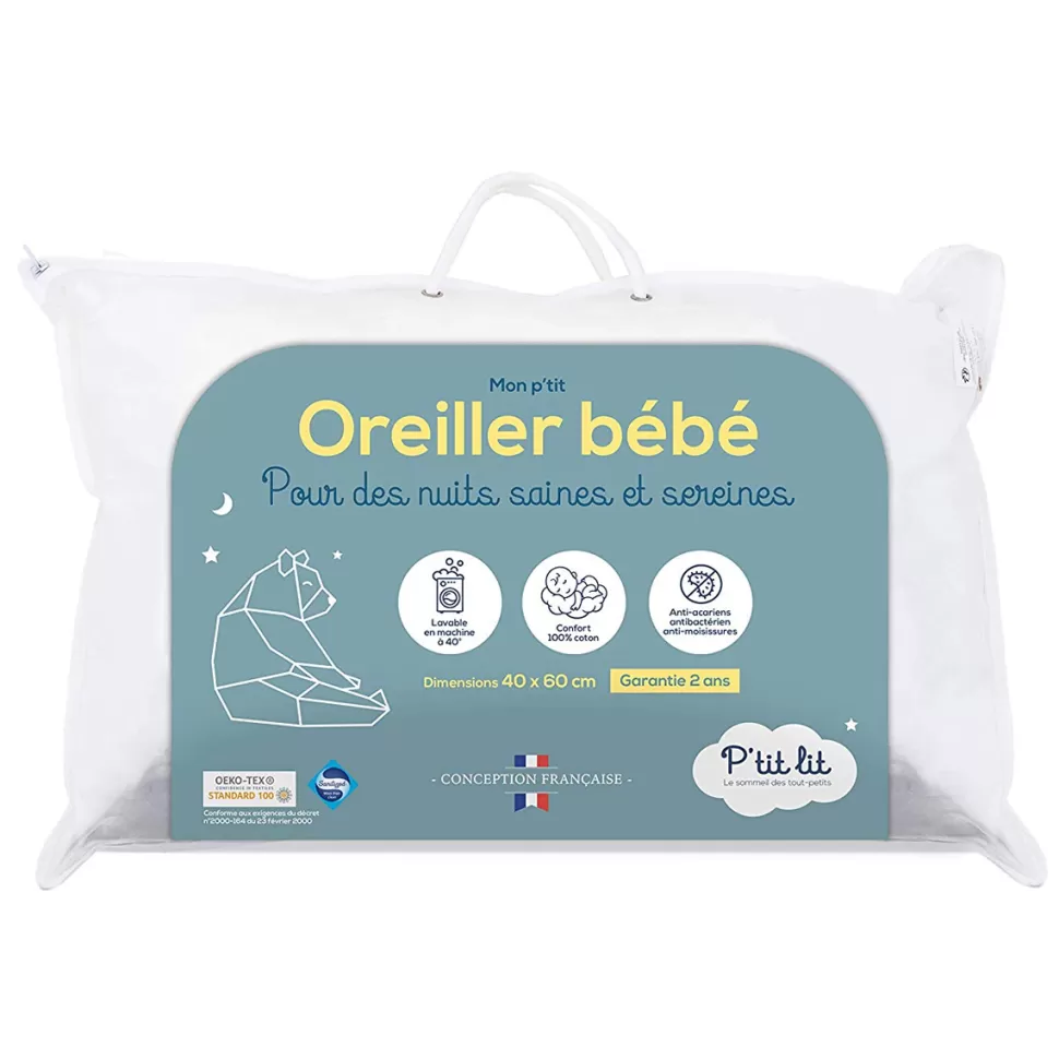 P'tit Lit Literie Bébé>Oreiller Bébé Sanitized