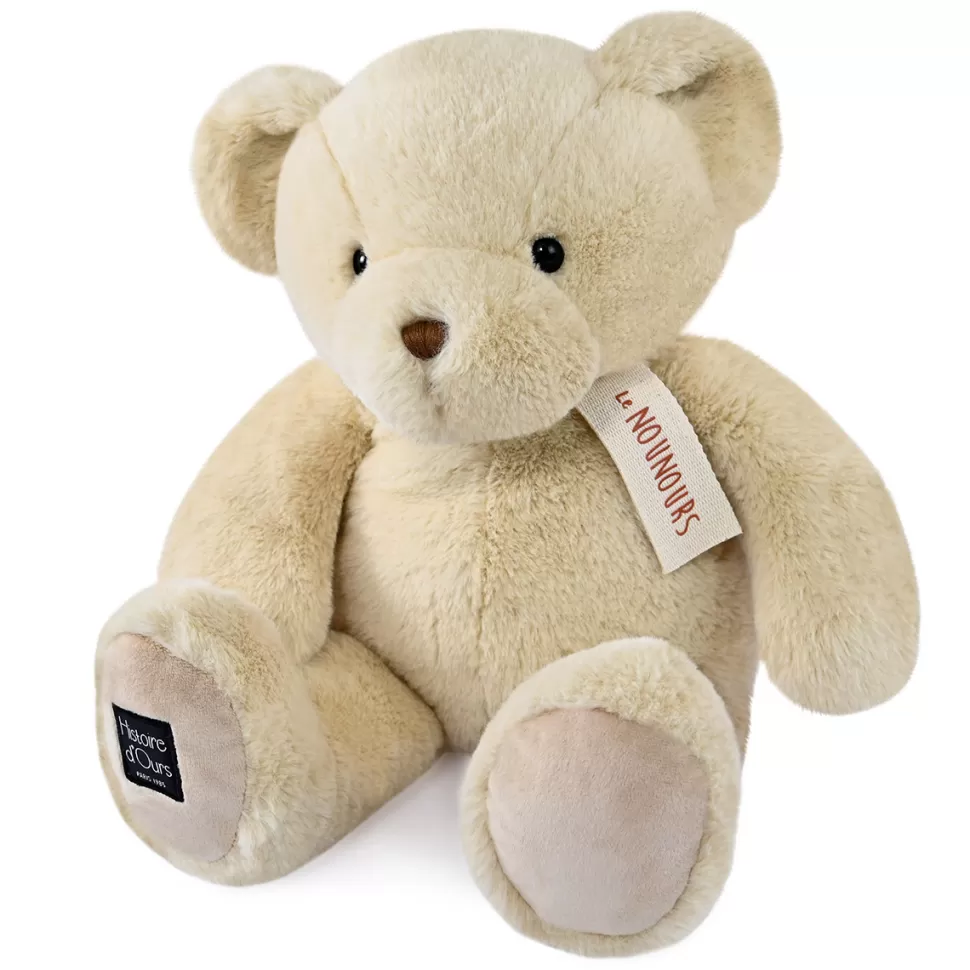 Histoire d'Ours Peluche>Ours en Peluche Beige - Le Nounours