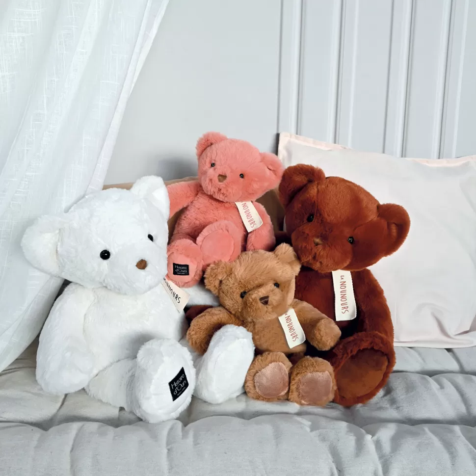 Histoire d'Ours Peluche>Ours en Peluche Blanc - Le Nounours