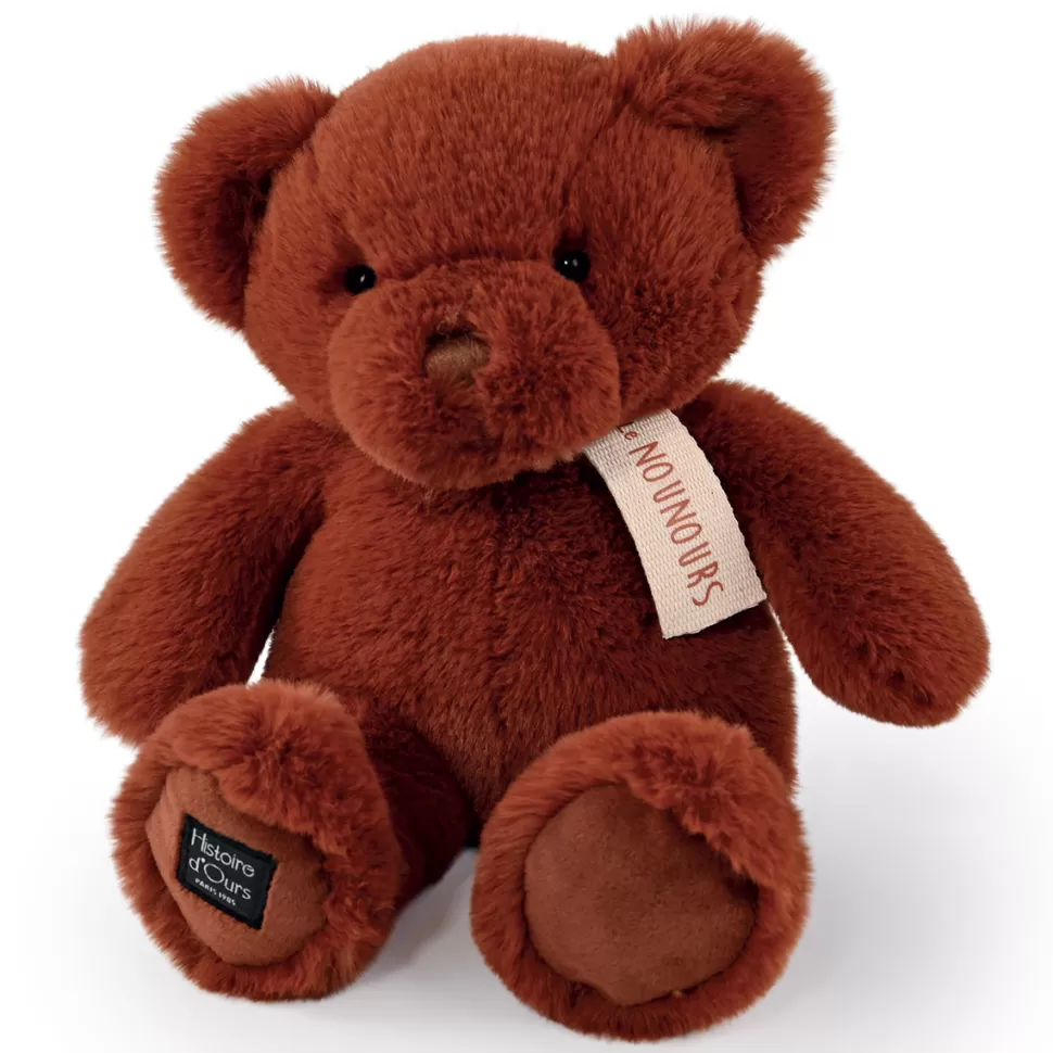 Histoire d'Ours Peluche>Ours en Peluche Cannelle - Le Nounours - 28 cm