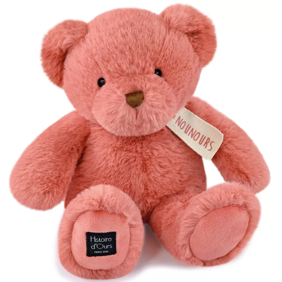 Histoire d'Ours Peluche>Ours en Peluche Rose Praline - Le Nounours