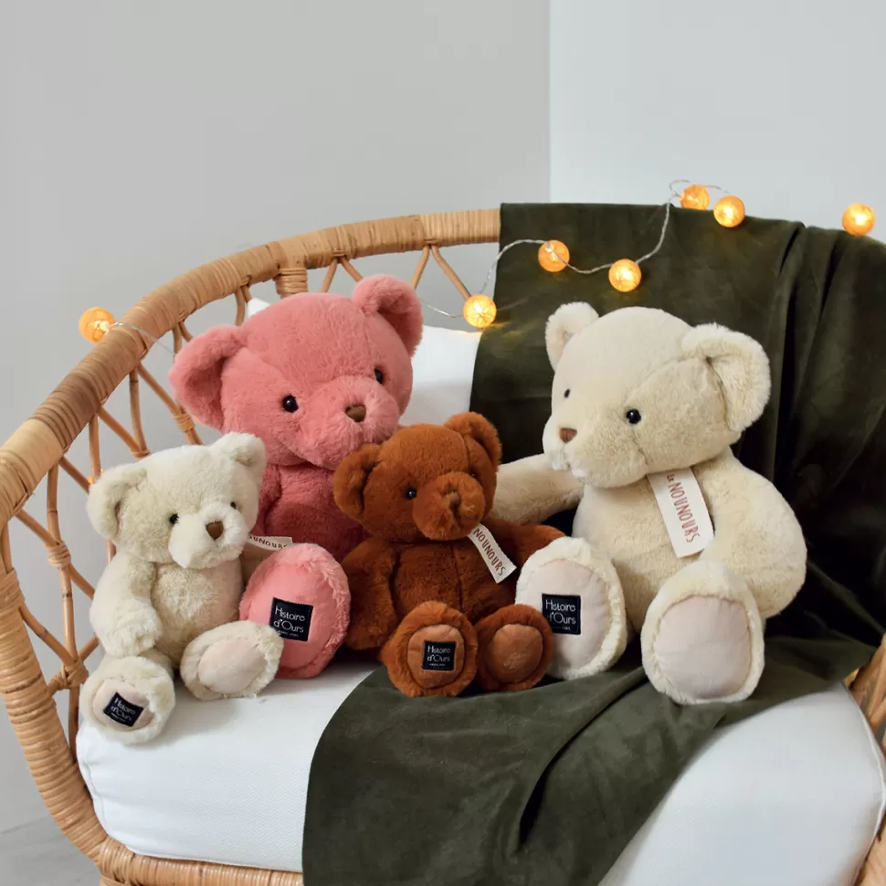 Histoire d'Ours Peluche>Ours en Peluche Vanille - Le Nounours