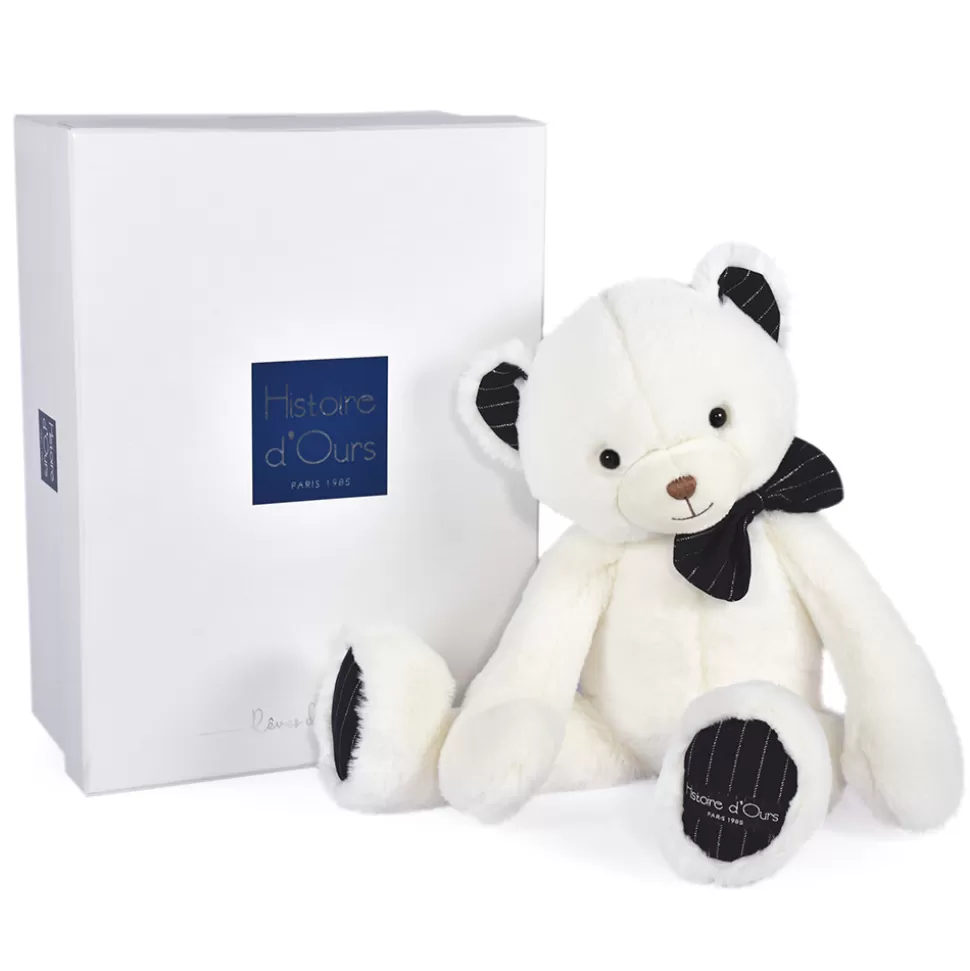 Histoire d'Ours Peluche>Ours Ivoire - Preppy Chic