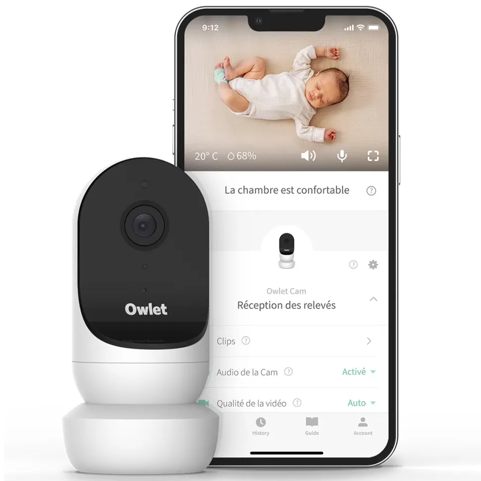 Owlet Écoute Bébé>Cam 2 - Blanc