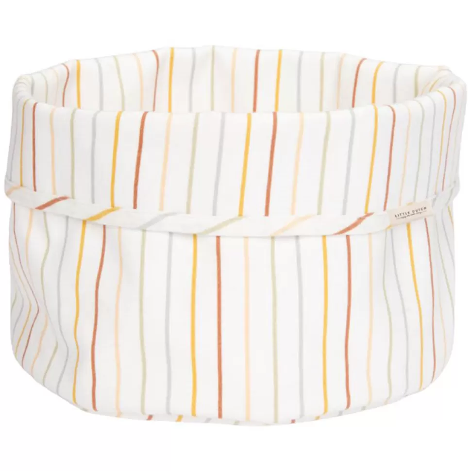 Little Dutch Rangement>Panier de Commode Rond Vintage - Sunny Stripes