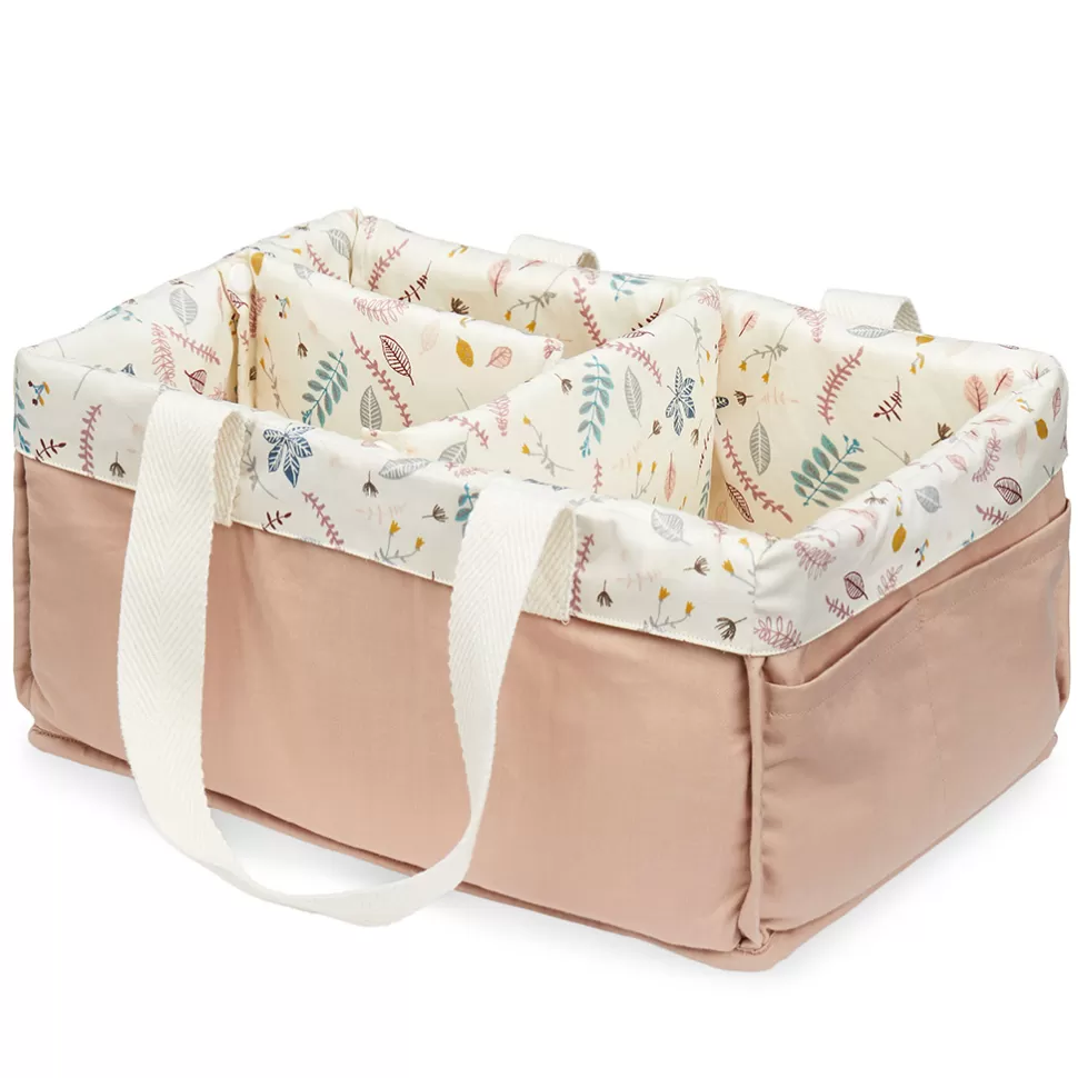 Camcam Copenhagen Rangement>Panier de Rangement - Pressed Leaves Rose