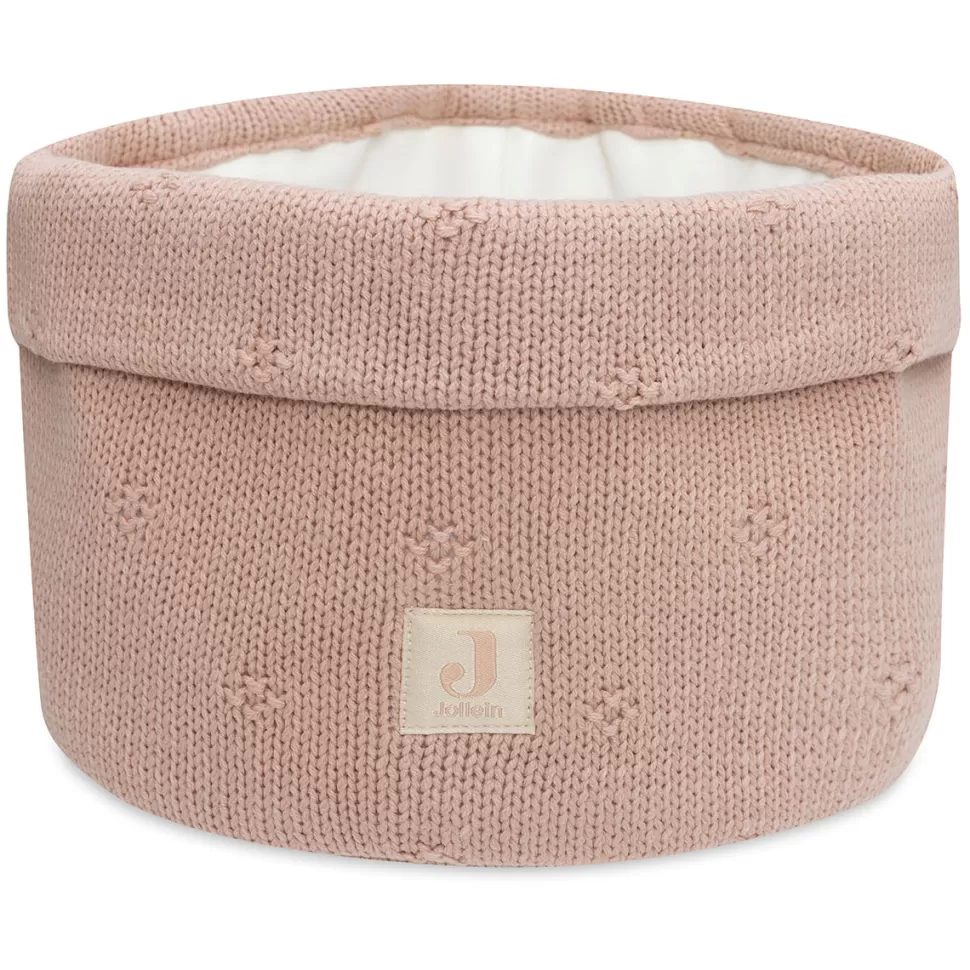 Jollein Rangement>Panier de Rangement Cosy Knit - Wild Rose