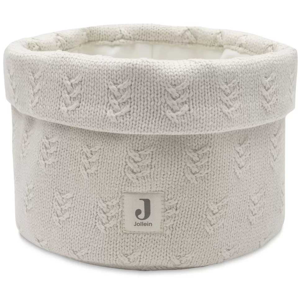 Jollein Rangement>Panier de Rangement Grain Knit - Oatmeal