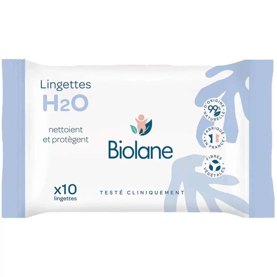 Enfant Biolane Cosmétique Enfant>Paquet de 10 Lingettes H2O