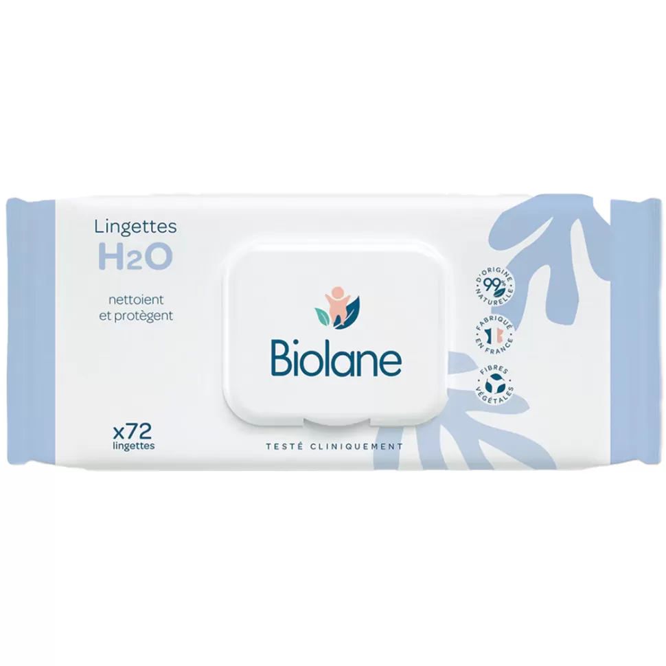 Enfant Biolane Cosmétique Enfant>Paquet de 72 Lingettes H2O