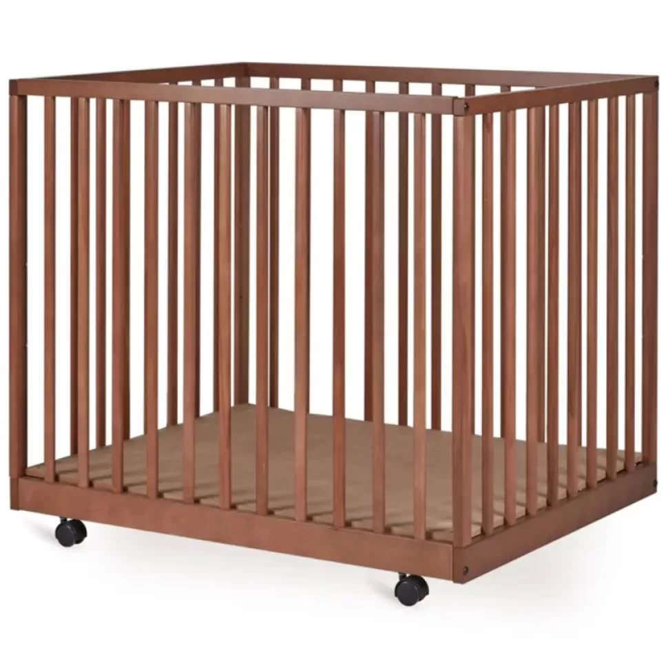 Quax Meuble Bébé>Parc Bébé Mori Réglable - Chataignier