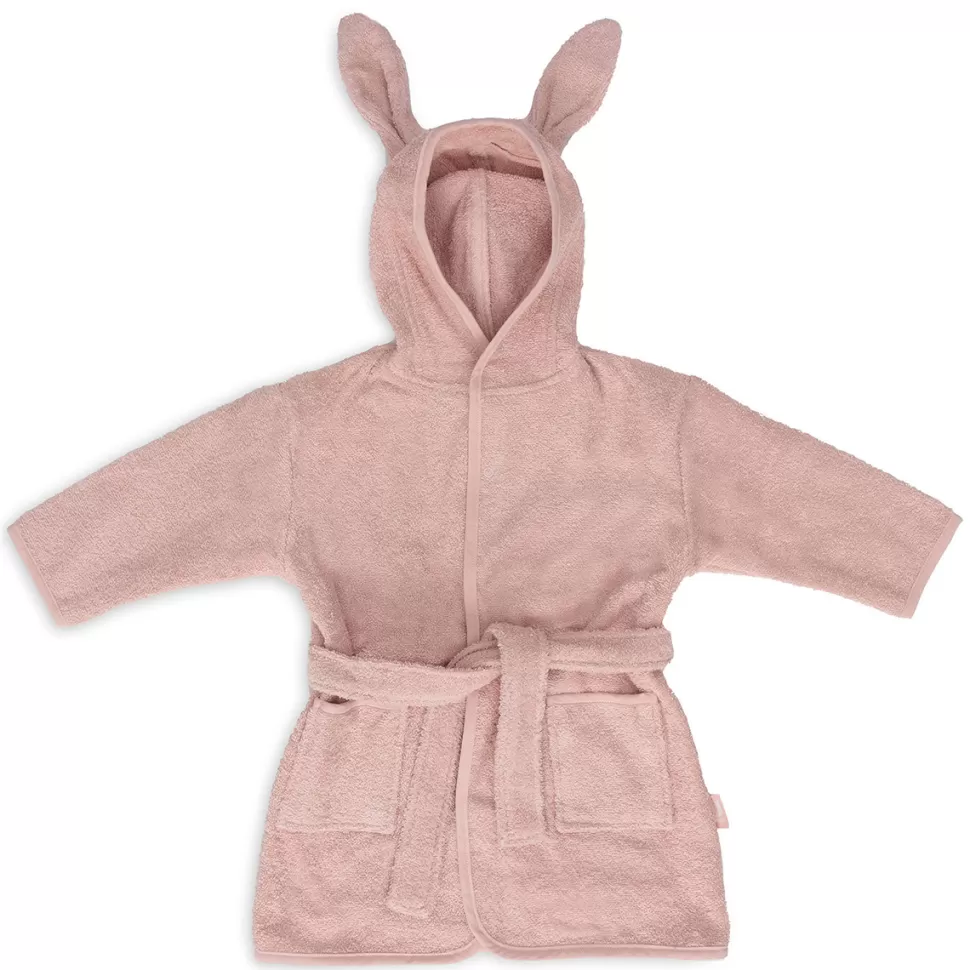 Jollein Sortie De Bain Personnalisée | Textile>Peignoir de Bain Wild Rose - 1/2 Ans