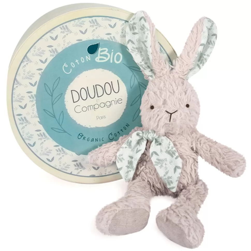 Doudou et Compagnie Peluche>Peluche Lapin Botanic - Gris