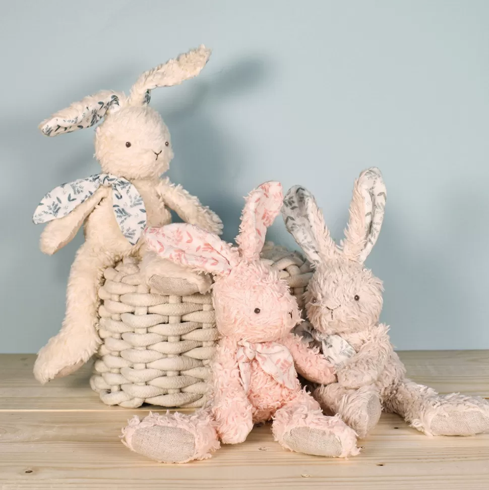 Doudou et Compagnie Peluche>Peluche Lapin Botanic - Gris