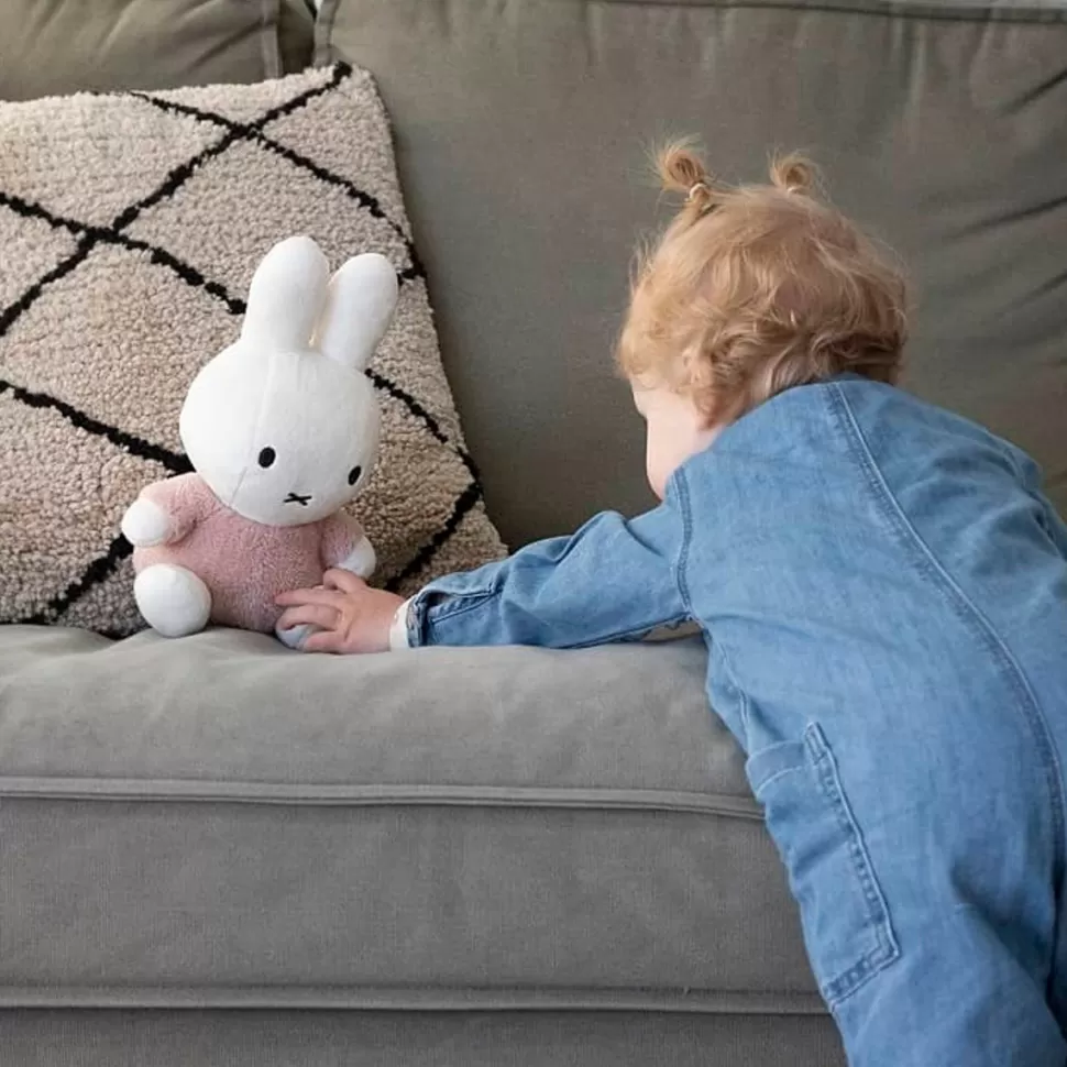 Pioupiou & Merveilles Peluche>Peluche Miffy Fluffy Rose - Petit