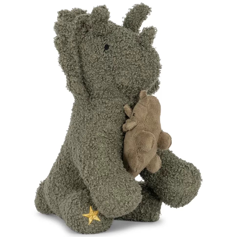 Konges Sløjd Peluche>Peluche Musicale Triceratops - Laurel Oak