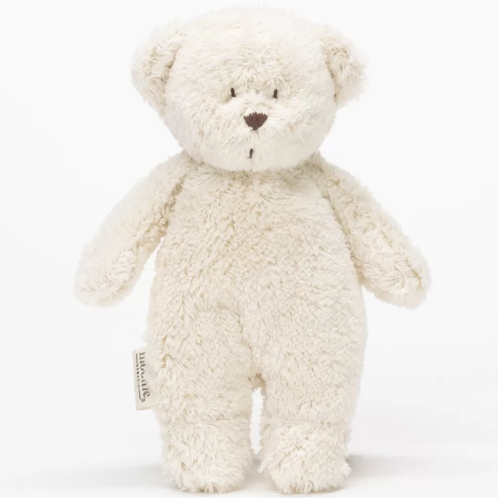 moonie Peluche>Peluche Veilleuse Musicale Ourson - Blanc Polaire