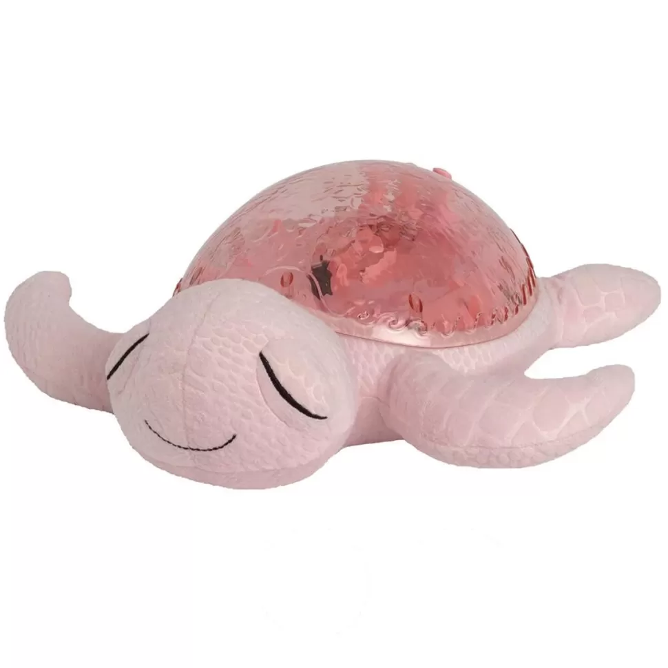 Cloud b Peluche>Peluche Veilleuse Rechargeable Tranquil Turtle Pink