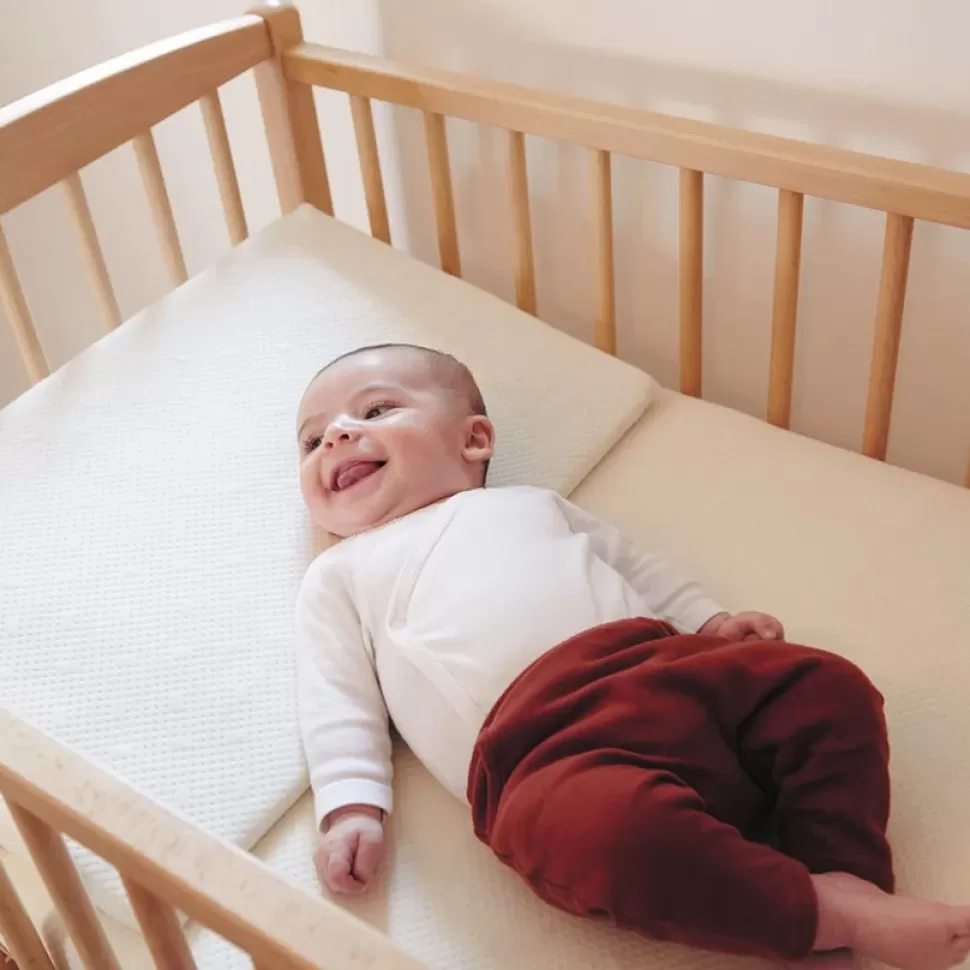 Candide Literie Bébé>Plan Incliné 10° Organic Coton pour Lit 70 x 140 cm - Beige