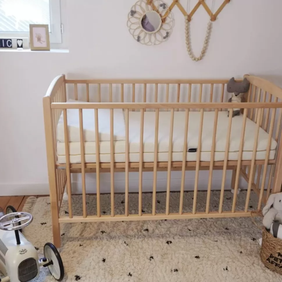 Candide Literie Bébé>Plan Incliné 10° Organic Coton pour Lit 70 x 140 cm - Beige