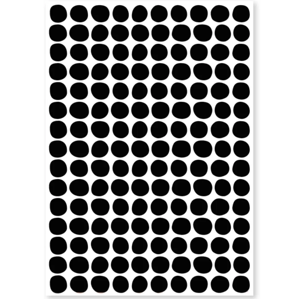 Lilipinso Décoration>Planche de Stickers - Pois Noir