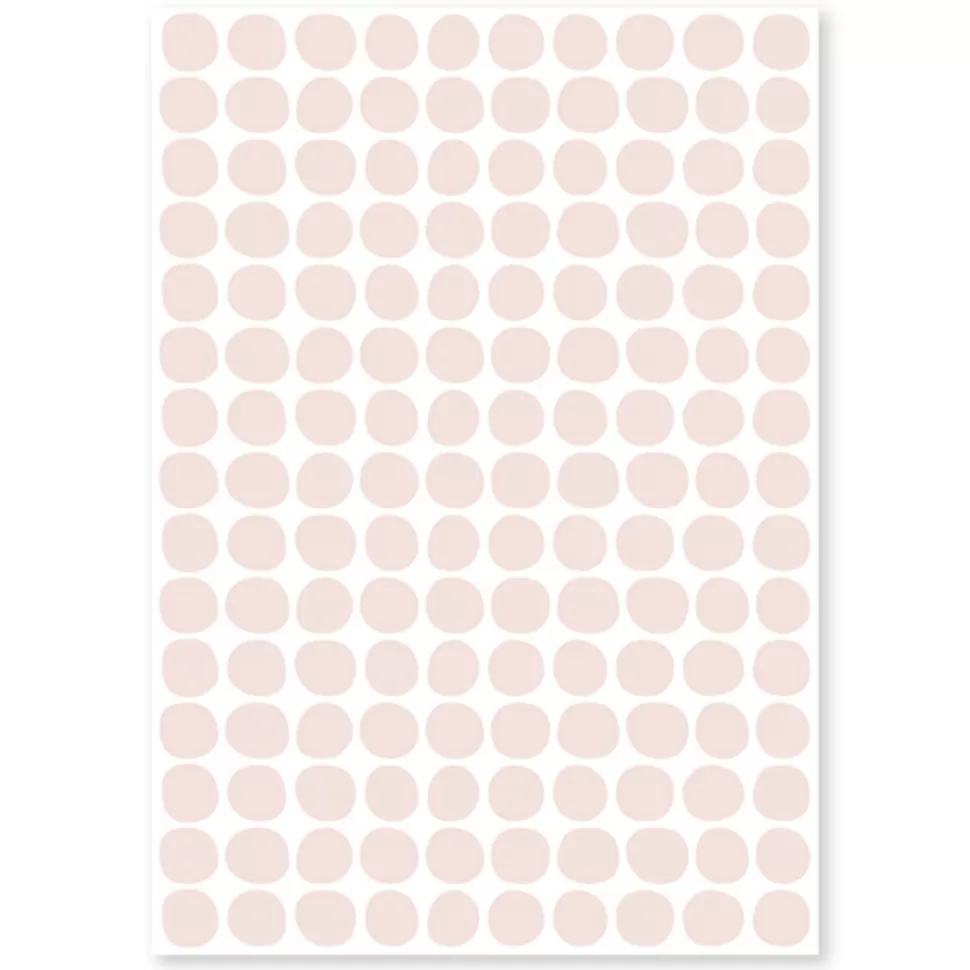 Lilipinso Décoration>Planche de Stickers - Pois Rose Pearl