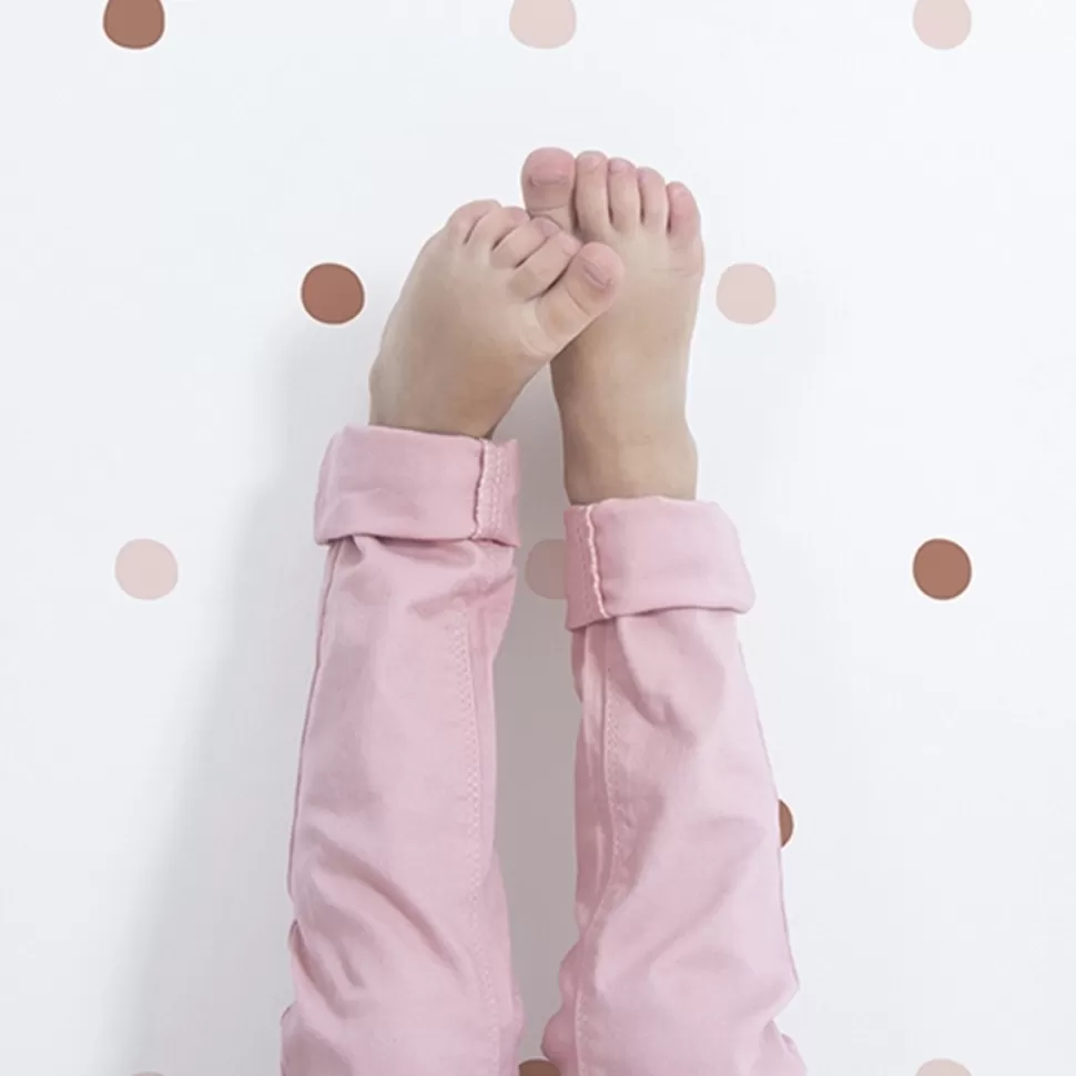 Lilipinso Décoration>Planche de Stickers - Pois Rose Pearl