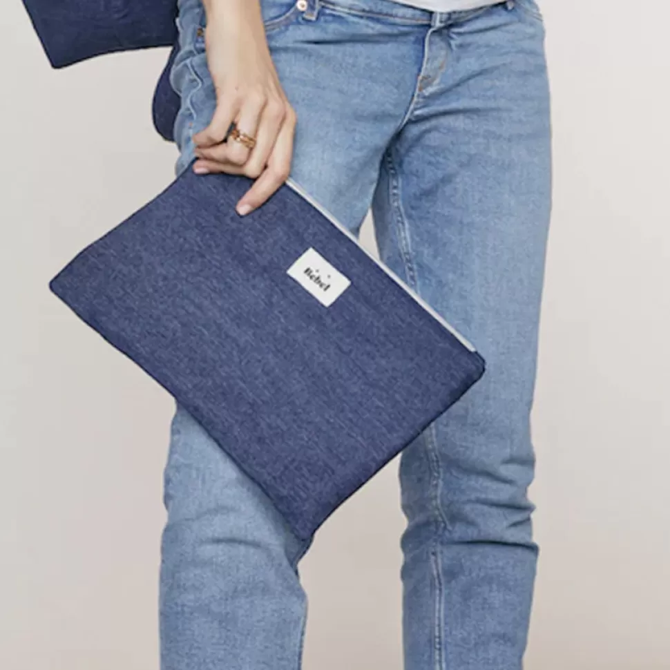 BEBEL Textile>Pochette Jean - Jean Brut