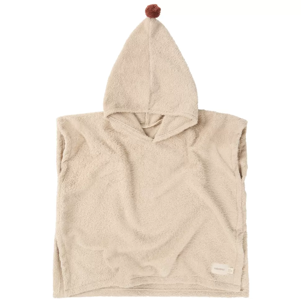 Nobodinoz Textile>Poncho de Bain So Cute - Almond