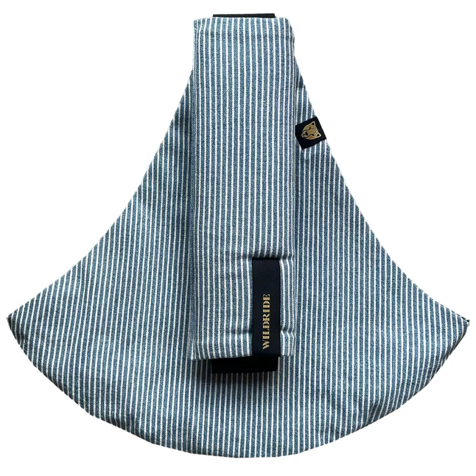 Wildride Porte Bébé>Porte-bébé pour Grand Enfant - Denim Rayé