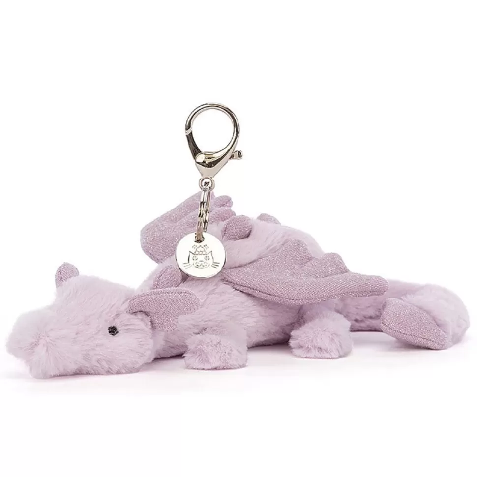 Jellycat Peluche>Porte-clé Lavender Dragon