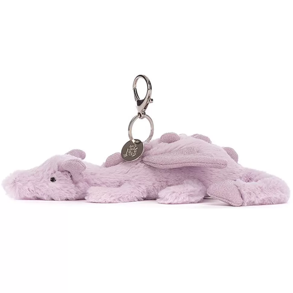 Jellycat Peluche>Porte-clé Lavender Dragon