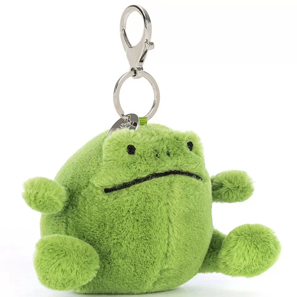 Jellycat Peluche>Porte-clé Ricky Rain Frog