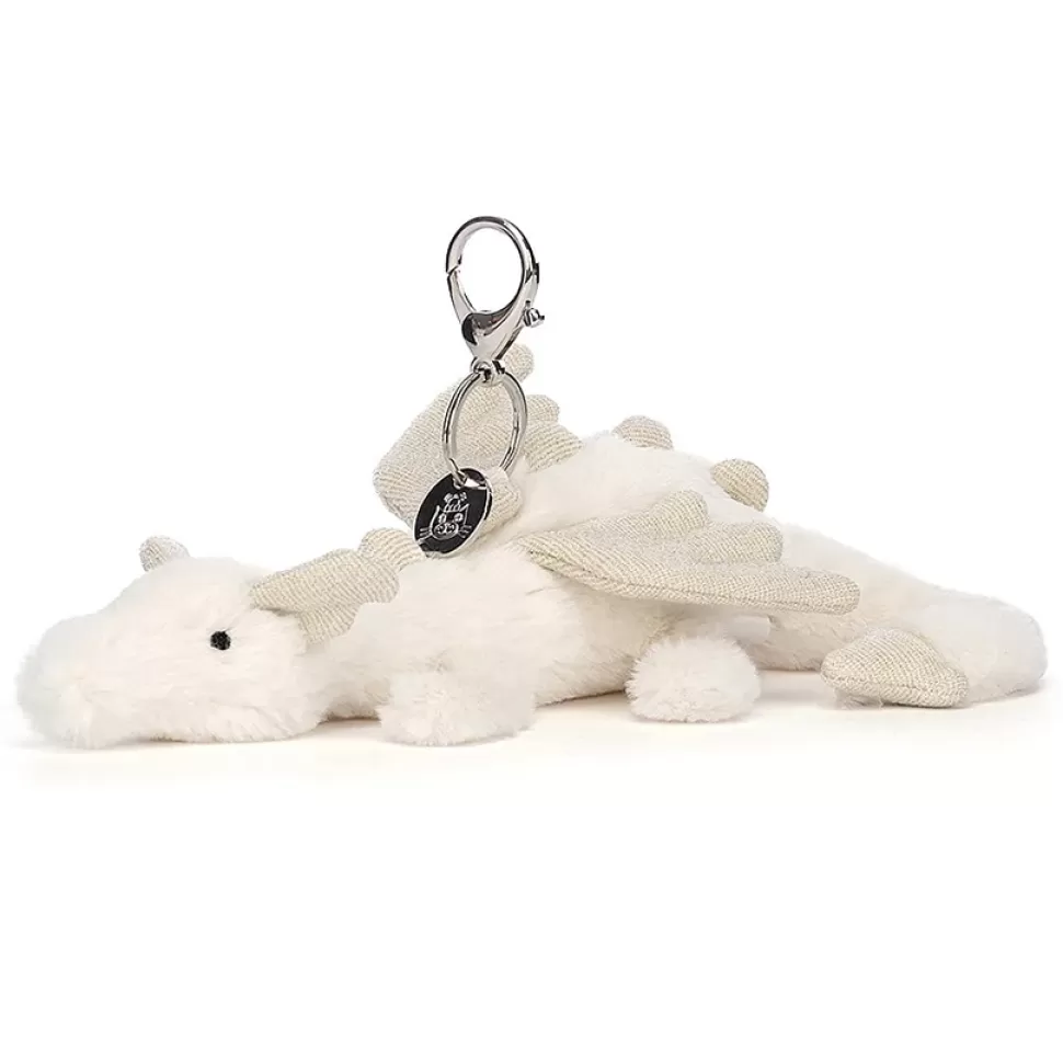 Jellycat Peluche>Porte-clé Snow Dragon