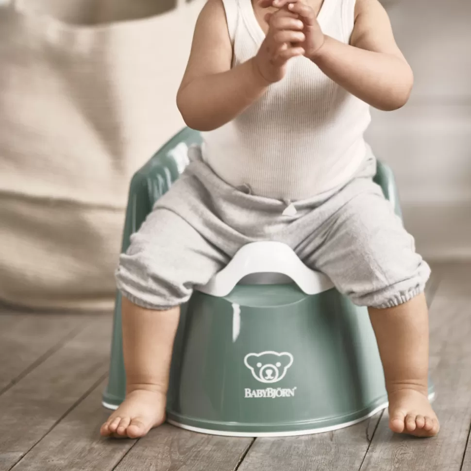 BabyBjörn Hygiène & Soin>Pot Fauteuil - Vert Profond et Blanc