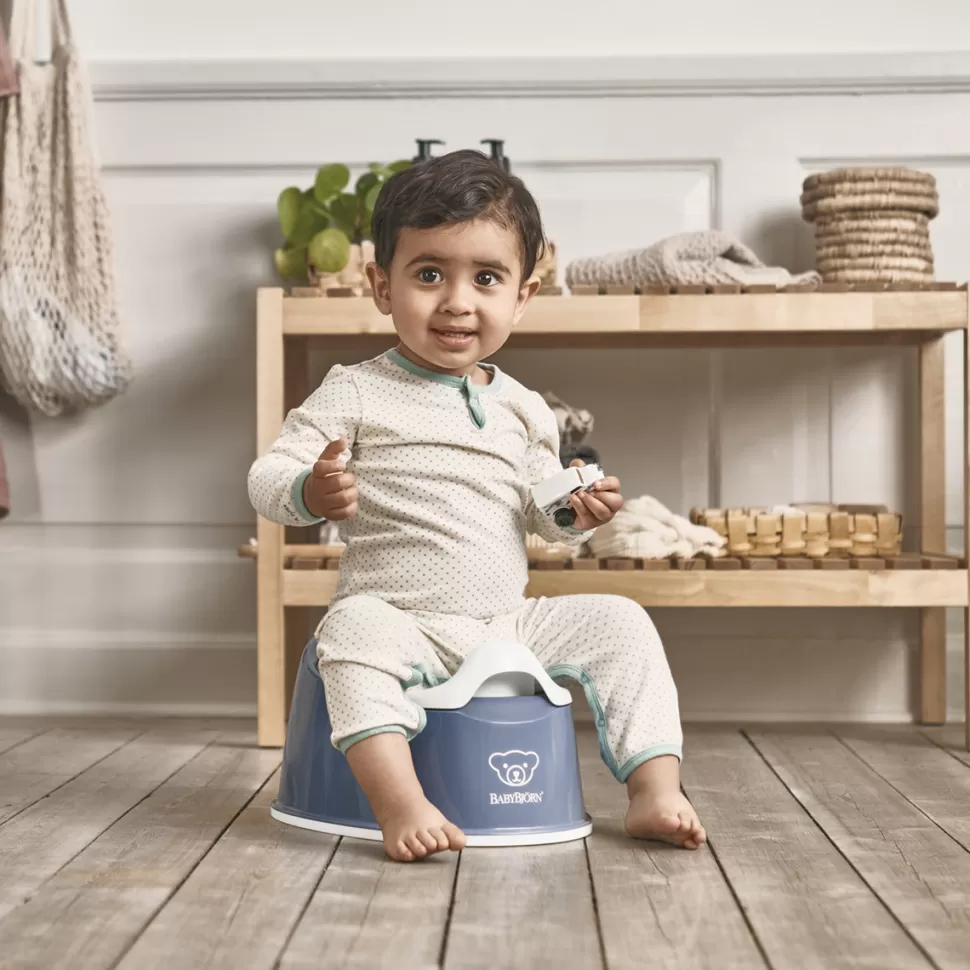 BabyBjörn Hygiène & Soin>Pot Smart - Bleu Profond et Blanc