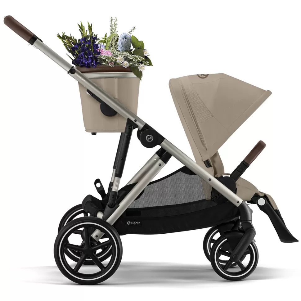 Cybex Poussette Citadine>Poussette Evolutive Gazelle S Châssis Taupe - Almond Beige