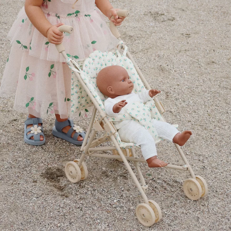 Konges Sløjd Mes Premiers Jouets>Poussette pour Poupée - Fleur Coloré
