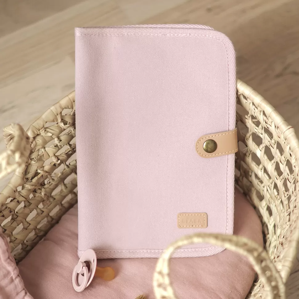 BÉABA Textile>Protège-carnet de Santé - Dusty Rose