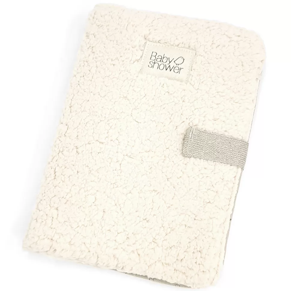 Babyshower Textile>Protège-carnet de Santé - Mouton Blanc