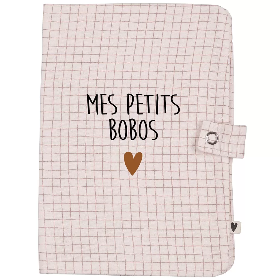 Atelier Wagram Textile>Protège-carnet de Santé - Petits Carreaux Mes Petits Bobos