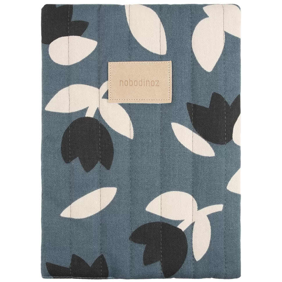 Nobodinoz Textile>Protège-carnet de Santé Hyde Park - Blue Black Tulips