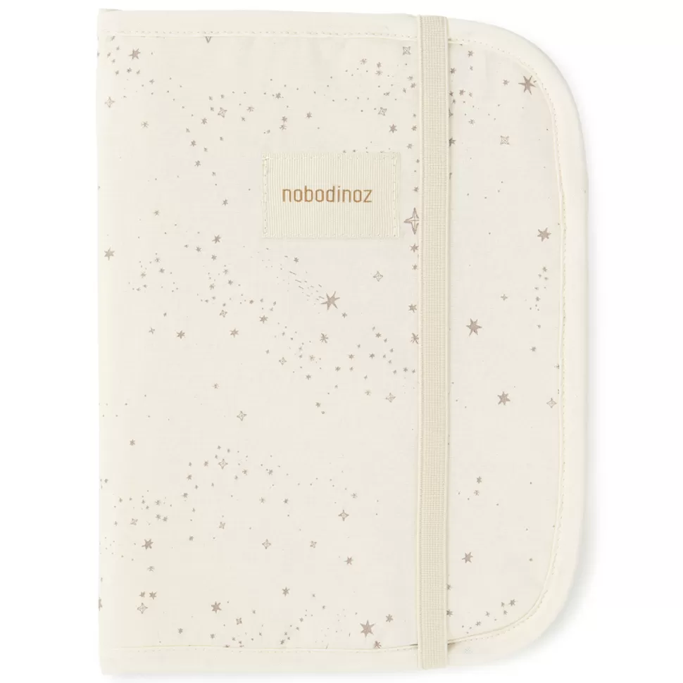 Nobodinoz Textile>Protège-carnet de Santé Stories - Natural Milky Way