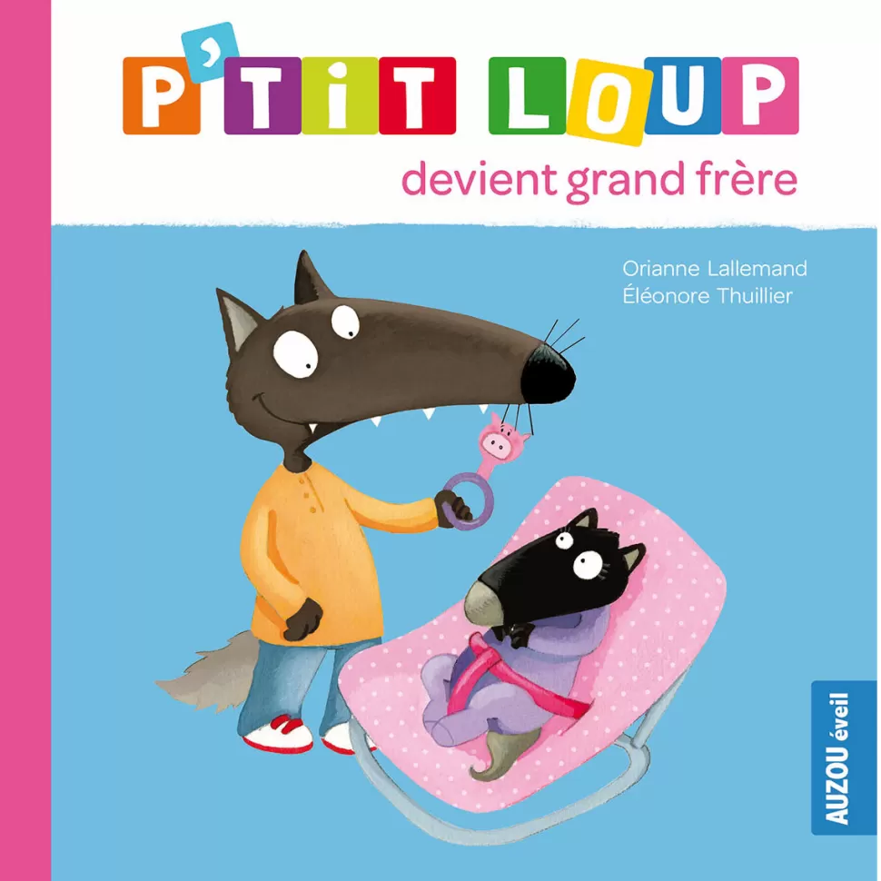 Auzou Livres>P'tit Loup devient grand frère