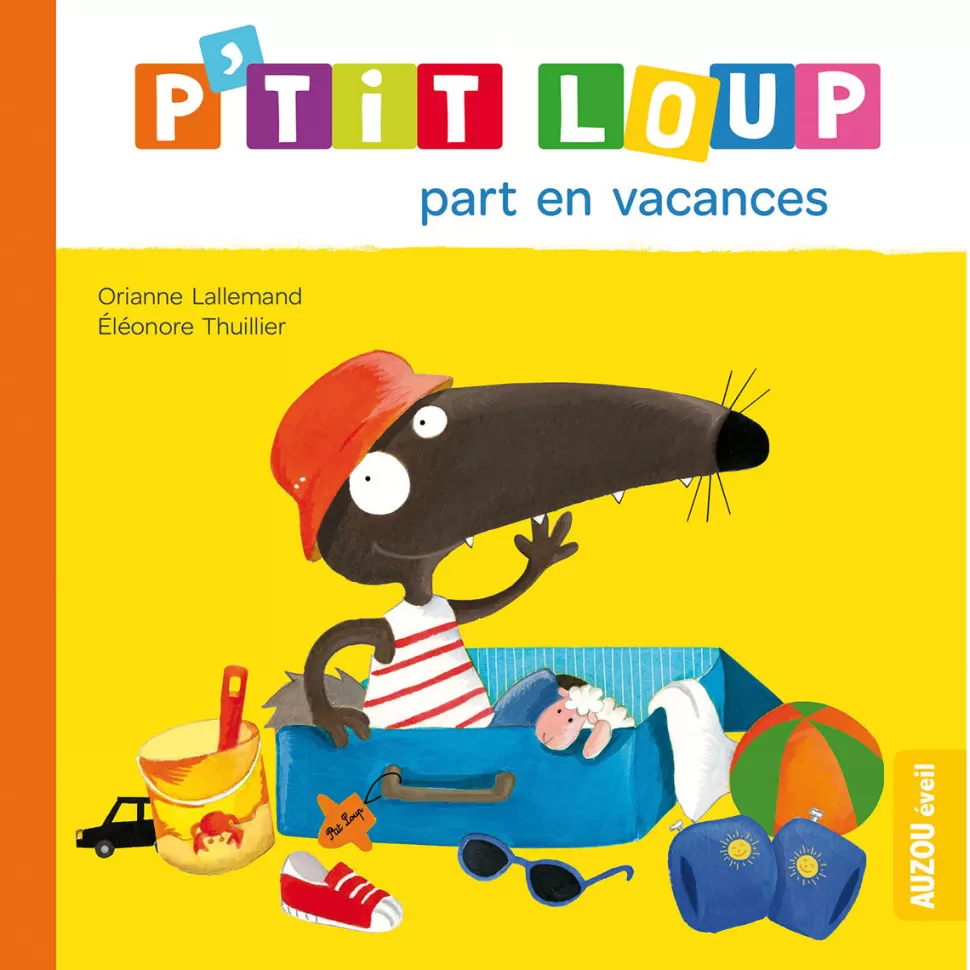 Auzou Livres>P'tit Loup part en vacances