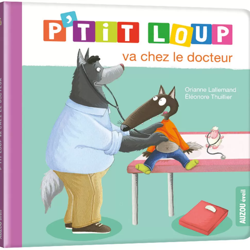 Auzou Livres>P'tit Loup va chez le docteur