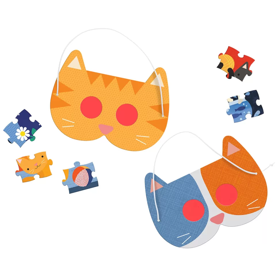 Petit Collage Mes Premiers Jouets>Puzzle Aventures de Chat