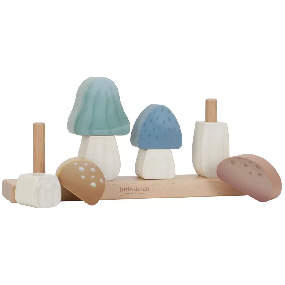 Little Dutch Mes Premiers Jouets>Puzzle Champignons à Empiler - Forest Friends