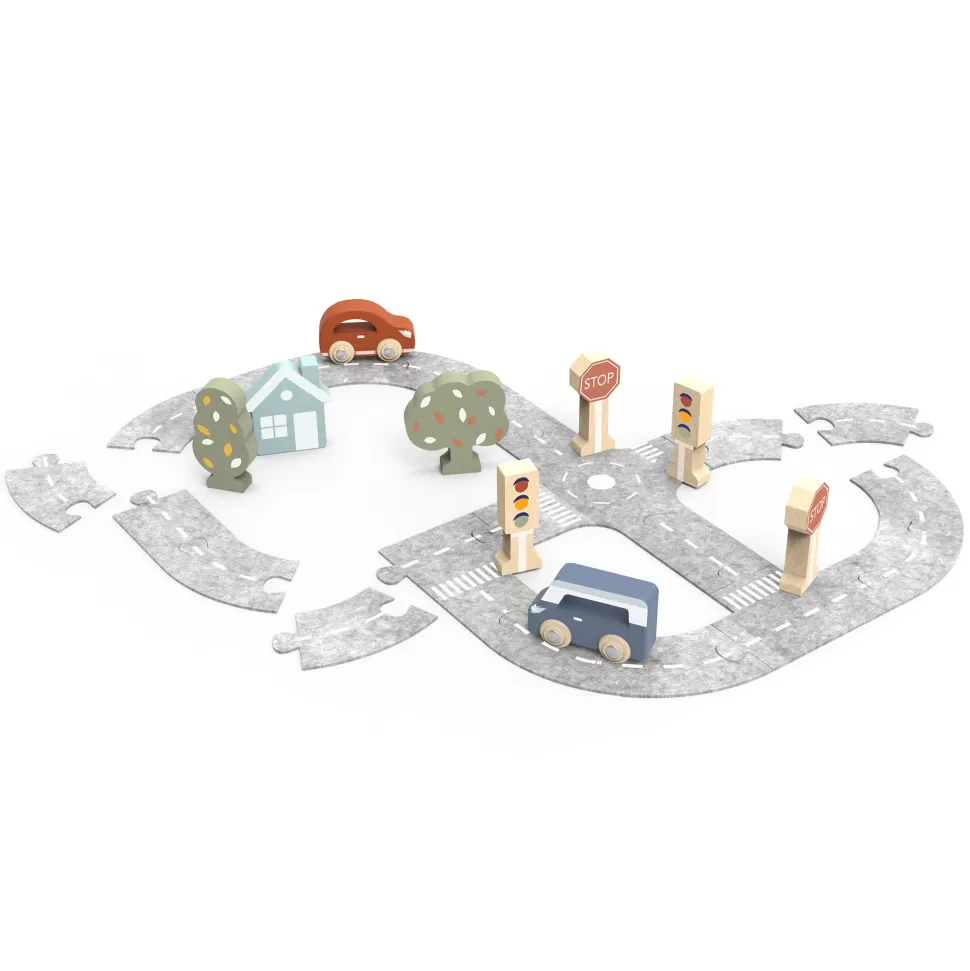 Speedy Monkey Mes Premiers Jouets>Puzzle Piste de Voiture