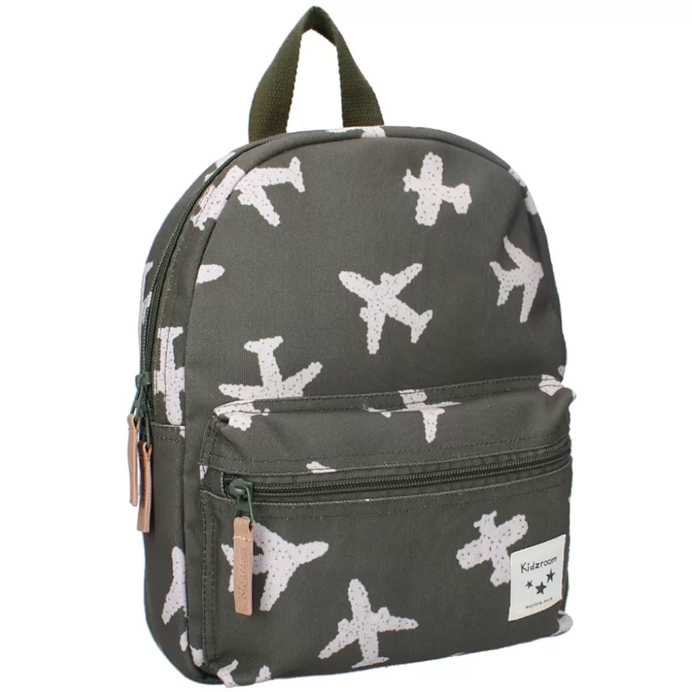 Enfant Kidzroom Bagagerie Enfant>Sac à Dos Adore More - Avions Kaki